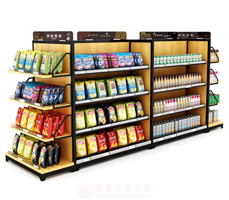 四川貨架廠(chǎng)：零食店鋼木貨架推薦